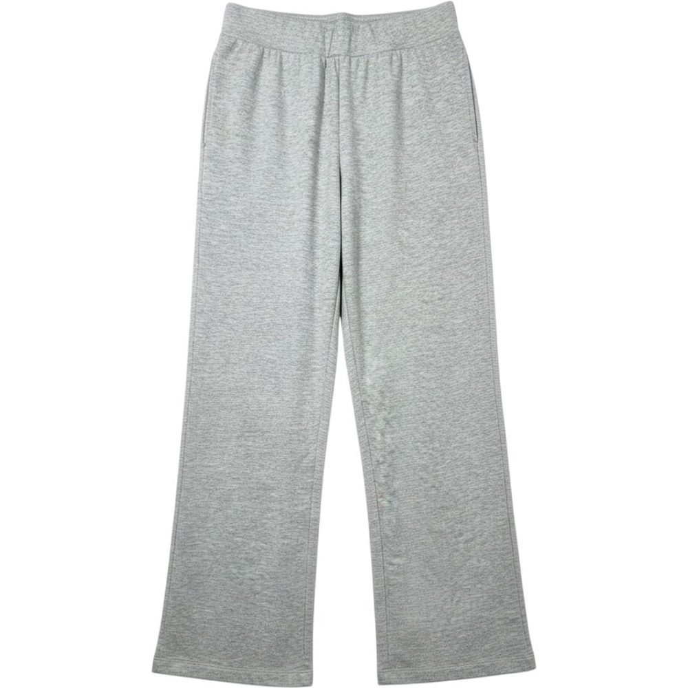 J.Jill Womens Light Heather Gray Straight Leg Pull On Knit Pants Small